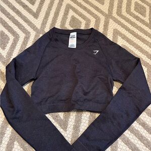 Gymshark Women's Dark Gray Crop Top